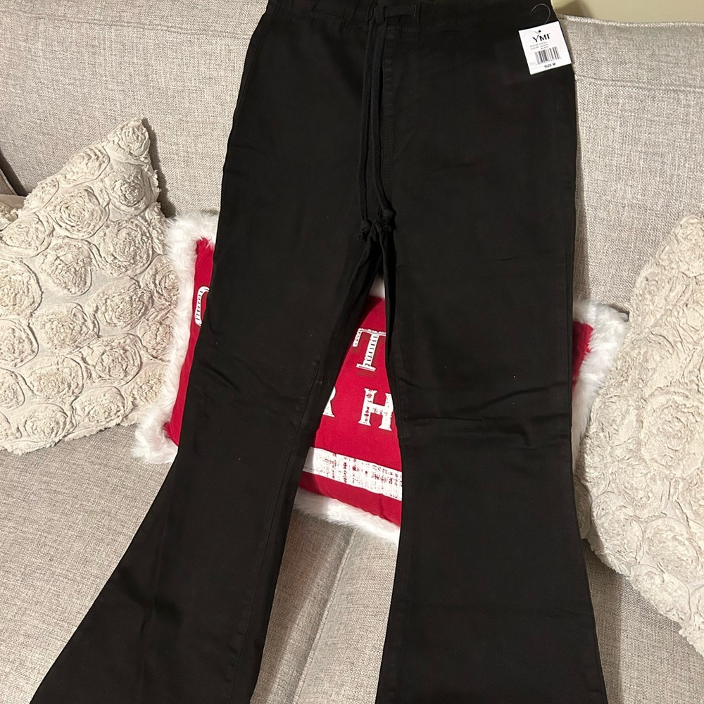 YMI TIE WAIST FLARE LEG